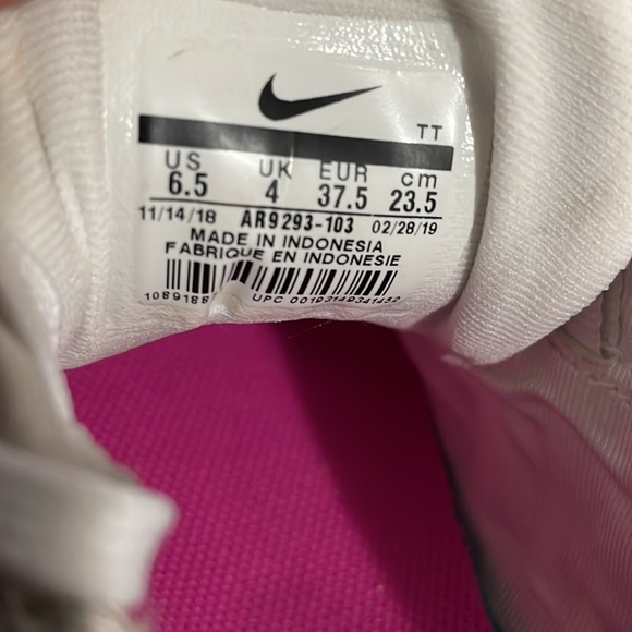 Nike Air Max 720 White Pink Rise Lazer Fuchsia Athletic Shoes Sneaker Size 6.5 - Picture 14 of 16